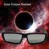 5pcs Solar Eclipse Glasses for Safe Solar Observation UV Glasses Camping Hiking Eye Shield Viewing Glasses Silver Lens