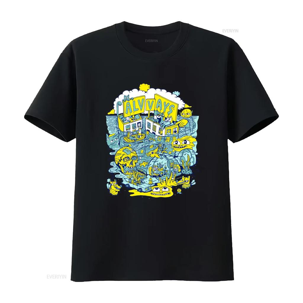 Alvvays Band Album Tour Concert Print White Cotton Adult T Shirt Vintage Breathable Comfortable Top For Everyday Wear