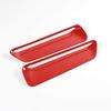 Hood Vents Outlets Vents Cover Trim Interior Decoration Accessories for Dodge Challenger 2015-UP Red 2PCS