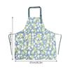 Becanno Women's Waterproof Apron, Adjustable Cooking Apron, Unisex Set of 2 with Pockets, Floral Print Apron for Cooking, Gardening, Baking, and