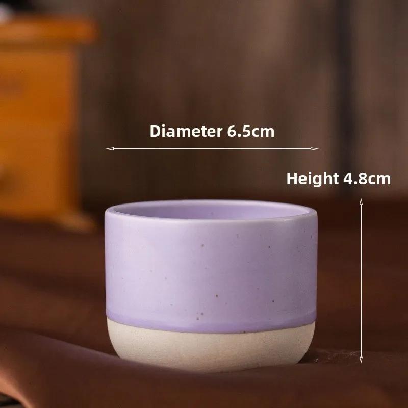 Винтажная кофейная кружка 100 мл 170 мл 200 мл керамика Чайная чашка в японском стиле для кафе Посуда для напитков Керамическая посуда Эспрессо для ресторанов и отелей