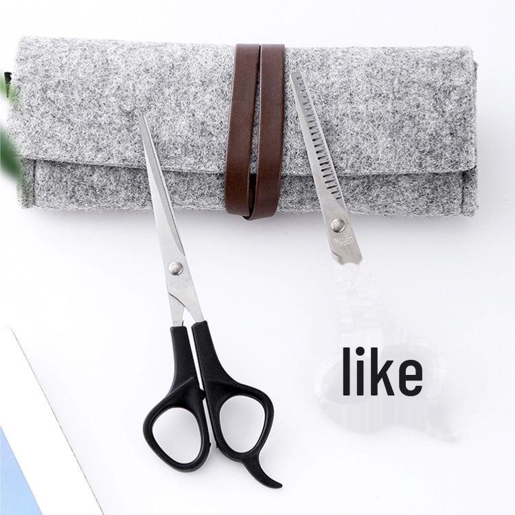 Набор профессиональных парикмахерских ножниц: Плоские ножницы, филировочные ножницы, инструмент для стрижки челки для домашнего использования.