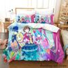 New Wonderlands X Showtime Bedding Set Single Twin Full Queen King Size Bed Set Adult Kid Bedroom Duvetcover Sets Anime Girls