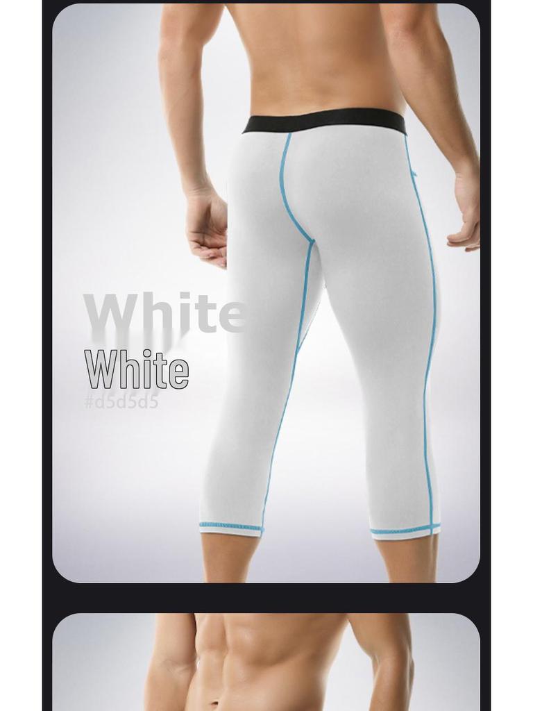 Мужские леггинсы больших размеров из шерстяной смеси: Теплые брюки облегающего кроя для осени и зимы