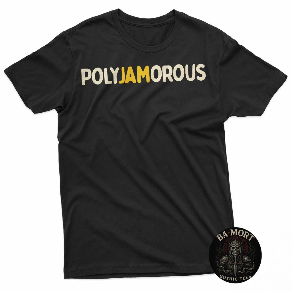 Polyjamorous Music Lover Design T-Shirt