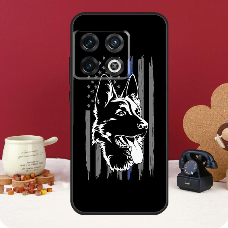 Cartoon German Shepherd Dog Cover For OnePlus 13R 13 12 12R 11 10 Pro 8T 10T OnePlus Nord 4 CE 2 3 Lite N10 N20 N30 Case