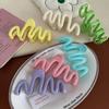 with resembling as a head accessory Jelly color wavy low-neck series hairstyle shark hairpins 1 PC hairpin clips  Delicate Jewelry