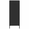 Vidaxl Szafka, Czarna, 35X39X103,5 Cm, Stal