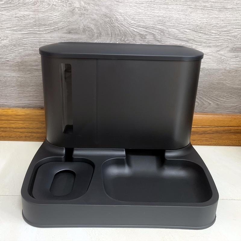 Интеллектуальный автоматический дозатор корма для домашних животных, многофункциональный прозрачный дозатор воды большой емкости, не промокающий рот