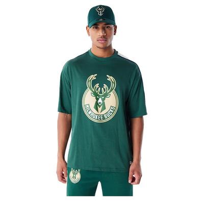 New Era Футболка с коротким рукавом NBA Panel Milwaukee Bucks