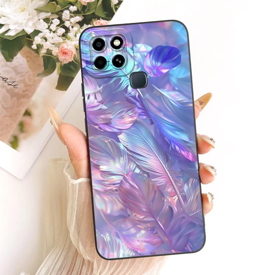For Infinix Smart 6 X6511 X6511B X6511E Fashion Dusk Beach Painting Phone Case For Infinix Smart6 Soft Silicone Covers Bumpers