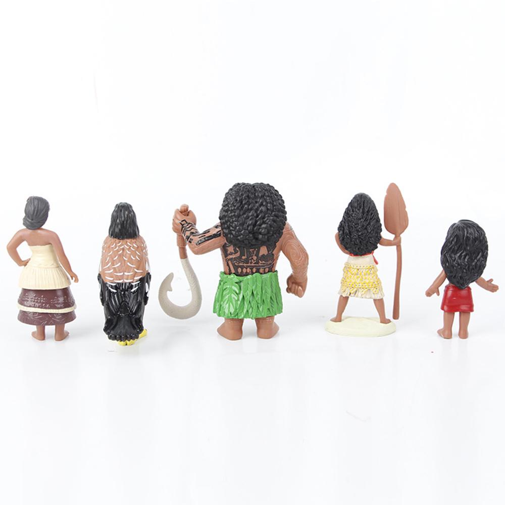 10 шт. Топперы для торта Моана, мини-фигурки для дня рождения, принадлежности для вечеринки