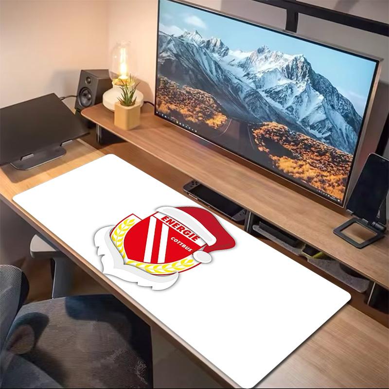 FC Energie Cottbus Print Cushion Non-slip Laptop Tablet Big Mousepad XXL Mat Mini PC Playmat With Lock edge