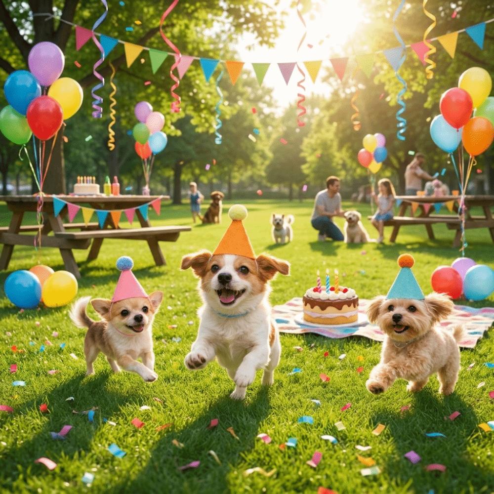 6/12/24Pcs Colorful Pet Party Hat for Stuffed Animals Dog Party Headdress Cone Birthday Hat Animal
