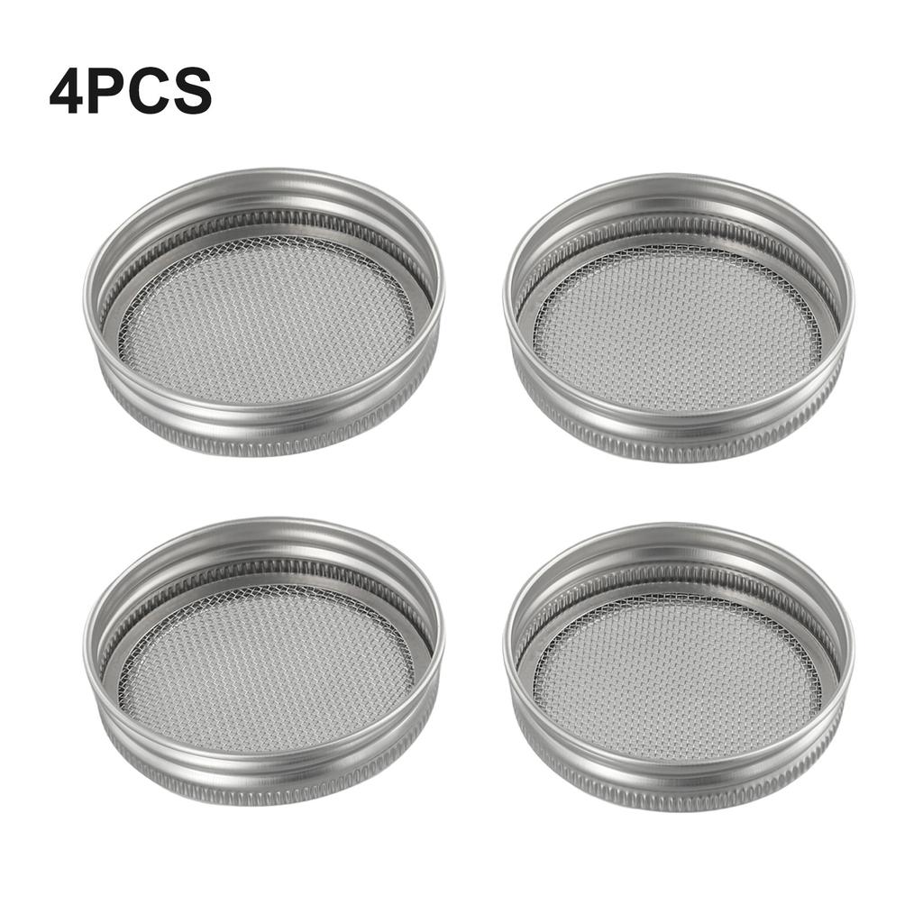 Simplify Sprouting At Home with 4pcs Stainless Steel For Jar Sprout Lids