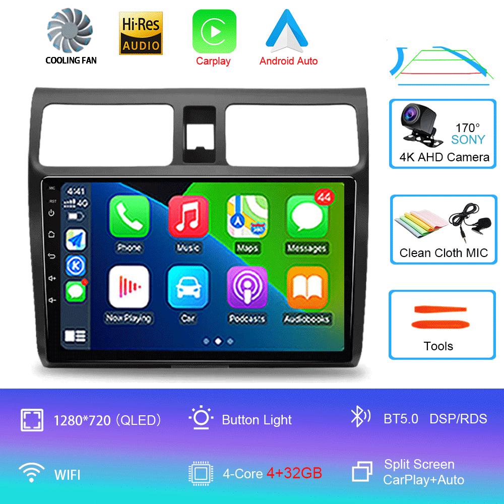 9-дюймовый Android 14 для Suzuki Jimny JB64 JB74 2018 - 2020 Мультимедийный видеоплеер Автомагнитола Стерео GPS 2din Навигация CarPlay