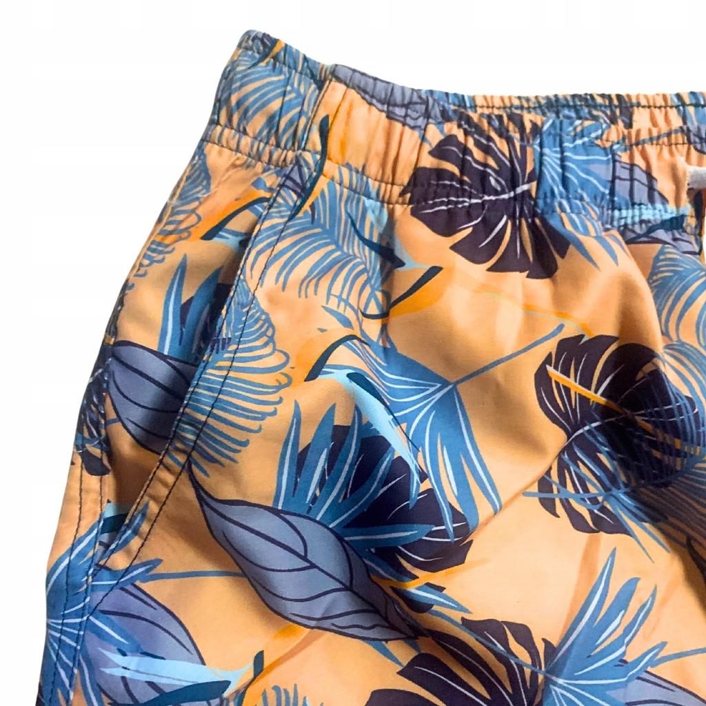 Beach Shorts Youth Hawaiian Shorts Mesh Swim Trunks Slim L
