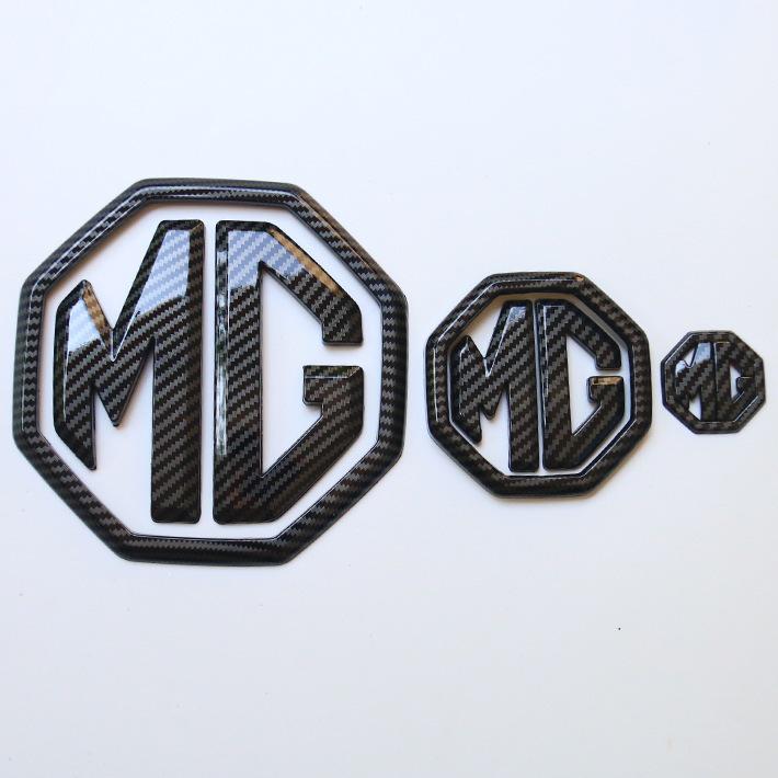 New MG5 MG6 ZS Scorpio Third Gen Front and Rear Black Car Emblems