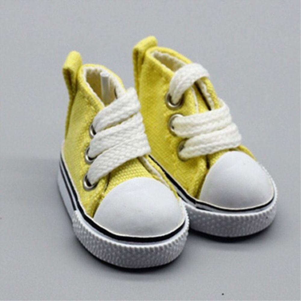 Toy 5cm Casual Shoes Mini Shoes 1/6 Dolls Doll Sneakers Doll Canvas Shoes Doll Shoes BJD Doll Shoes