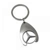 3x Оригинальный брелок Mercedes-Benz фишка для тележки блестящий