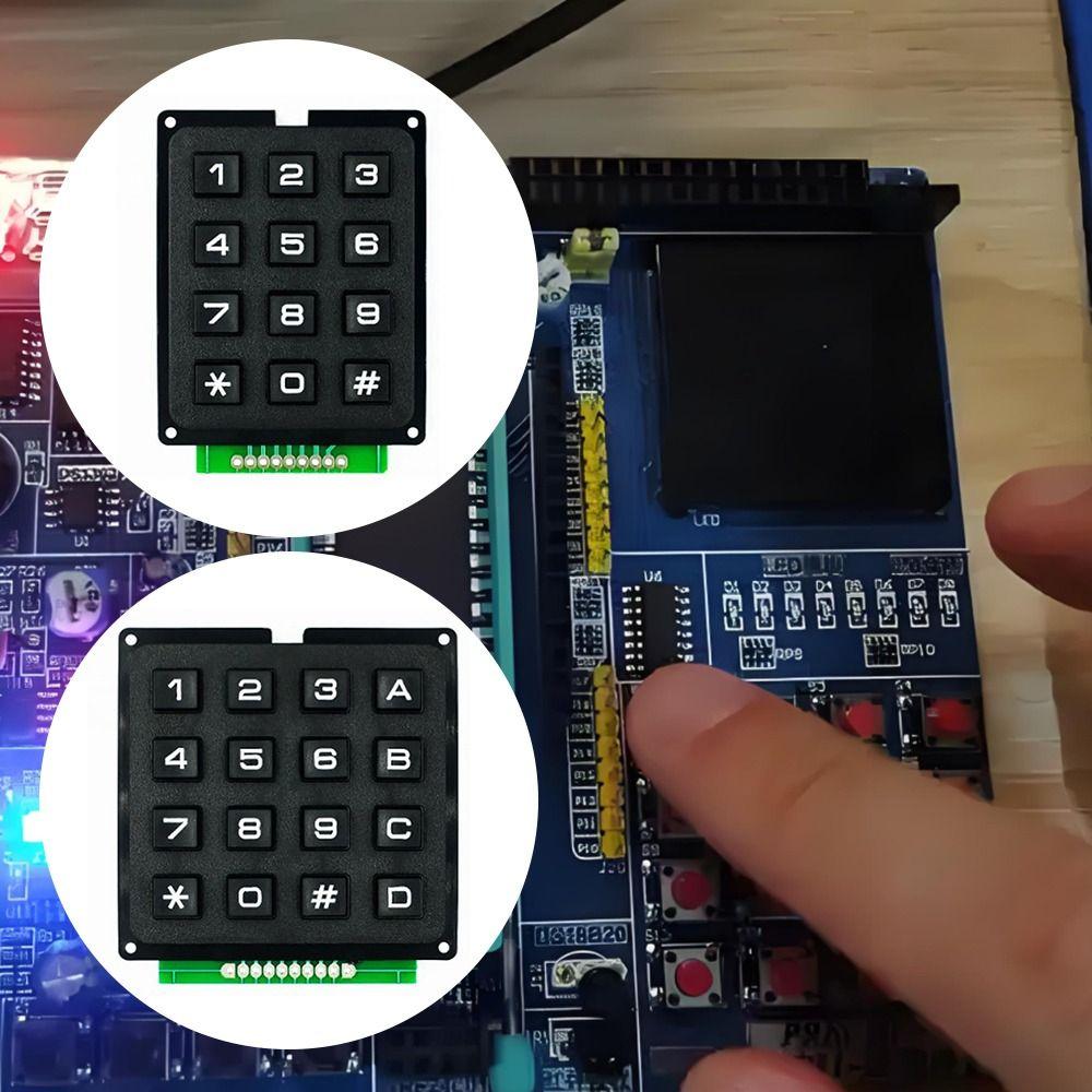 Замена DIY Матричная Клавиатура 3*4/4*4 12клавиш/16клавиш Матричная Клавиатурная Панель Профессиональная Промышленная Клавиатура для Arduino/Raspberry Pi