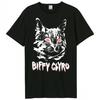 Amplified Unisex Adult Black Cat Biffy Clyro T-Shirt