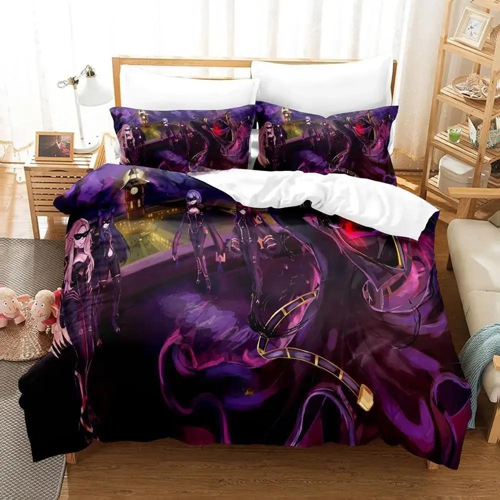 The Eminence in Shadow Cid Kagenou Комплект постельного белья из трех предметов в стиле мультфильма «Аниме» для взрослых и детей, комплект пододеяльников 3D Kawaii Anime