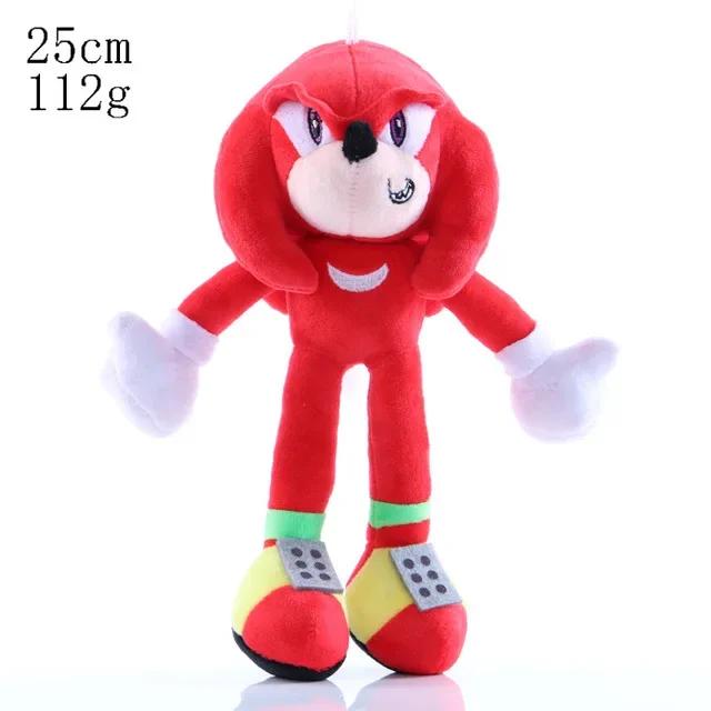 25cm Blue Hedgehog Plush Toy Soft Stuffed Animal Doll Kids Birthday Gift Sofa Decor