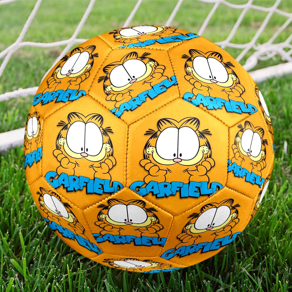 Garfield Theme Size 5 Soccer Ball, Suitable for Both Indoor and Outdoor Matches, a Gift Suitable for Everyone.
