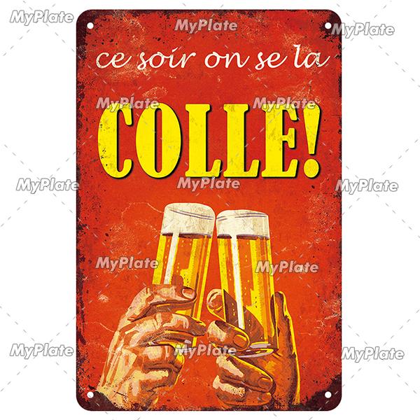 BU BAR Vin Beer металлическая табличка винтажная табличка алкоголь жестяная табличка настенный декор для бара клуб человек пещера искусство Джим пивной постер на заказ