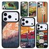 Чехол Case для iPhone 17 Air 16 Pro Max 15 Plus 11 13 Mini 14 12 Задняя крышка телефона BIKE Велоспорт Искусство