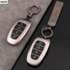 TPU Car Key Holder Case Cover For Hyundai Tucson Solaris Sonata Hybrid NEXO NX4 Santafe Dn8 4 Buttons 2020 2021 2022 Accessories
