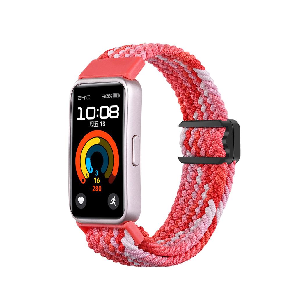 Magnetic Braided Loop for Huawei Band 9 8 Strap Accessories Adjustable Wristband Elastic Nylon Bracelet Correa Huawei Band9 band