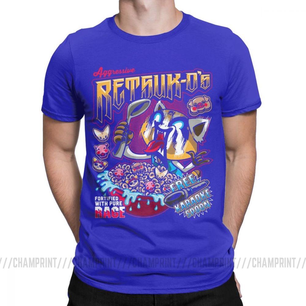 Death Metal Karaoke Kala Aggretsuko Aggressive Retsuko Men S T Shirts Casual Tees Short Sleeve T