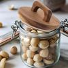 3 шт. Деревянные крышки с ручкой для банок для хранения, Запасные крышки для кухонной организации, Печенья, Конфеты, Хранение продуктов