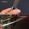 4pcs Stainless Steel High Precision Gap Ruler, Wedge Stopper Tapered Bore Gauge, Internal Diameter Sizing Gauge