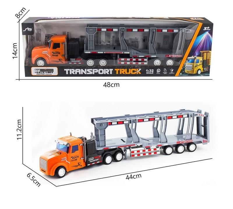 Двухъярусный прицеп Контейнеровоз Модель инженерной машины Игрушка Дети