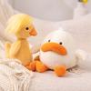 Cartoon Anime Yellow Hairy Duck Toys Lovely White Big Mouth Duck Stuffed Doll Children's Handmade Dolls Festival Ornament Gifts