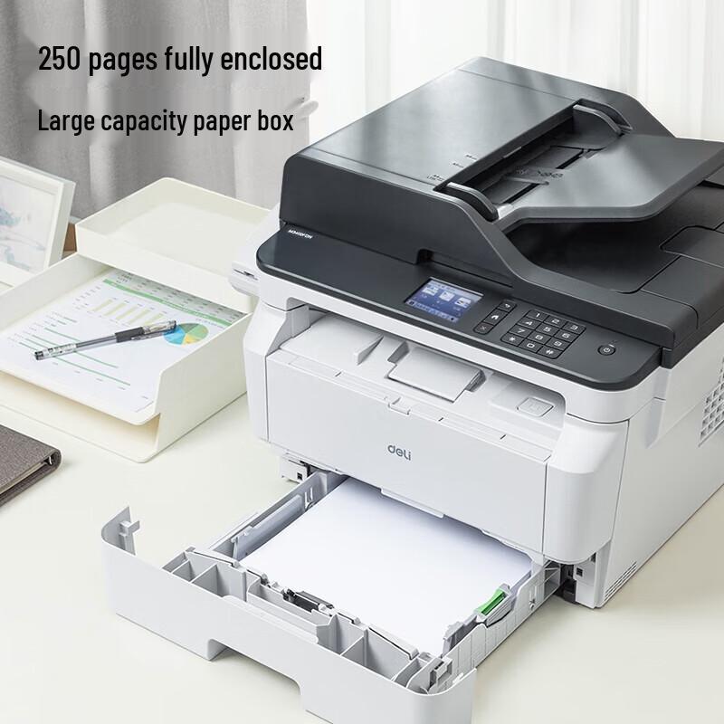 Deli M3400FDN 4-in-1 Multifunction Mono Laser Printer CN plug (adapter included)