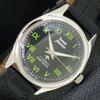 HAND-WINDING VINTAGE HMT JAWAN INDIAN MENS BLACK COLOR DIAL WATCH A700267-5 R202-a700267