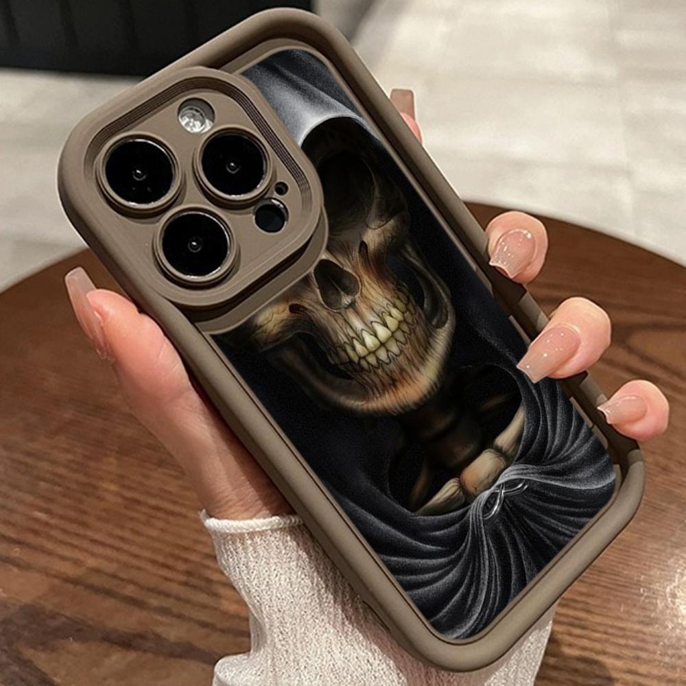 LZ13 Death Prayer Grim Reaper Skull силиконовый чехол для телефона Xiaomi 11 Lite 5G 14T Redmi 14C 13C A3 Note 12 11 9 10 13 Pro Plus противоударный задний чехол