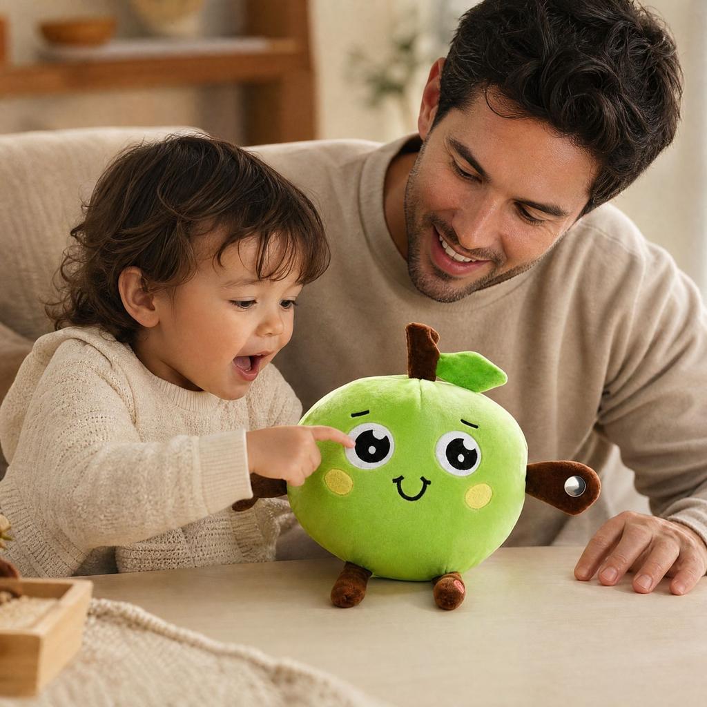 Sensing Beat Piano Plush Toy - Interactive Musical Stuffed Animal for Kids, Parent-Child, Creative Gift