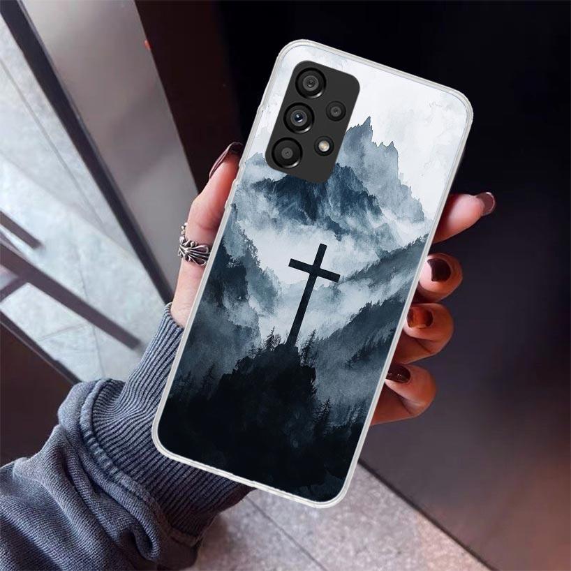 Jesus Bible Phone Case For Samsung Galaxy A52 A51 A50S A32 A22 A12 A02S A72 A71 A31 A70 A30S Note 20 Ultra 10 Plus S10 Galaxy A5