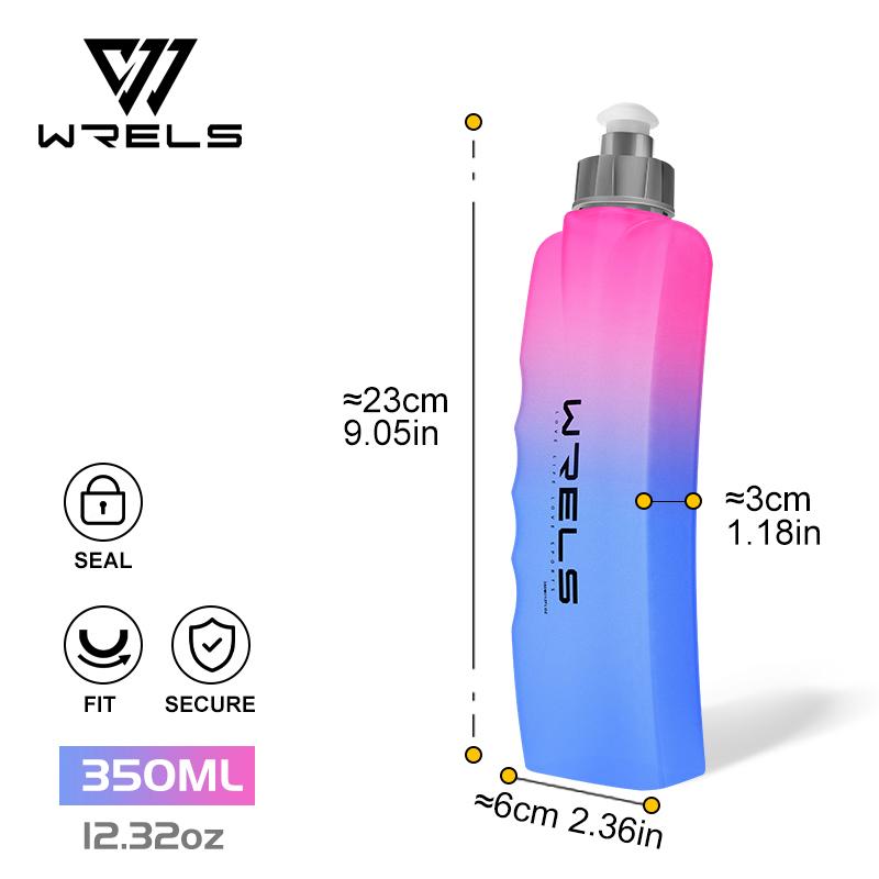 WRELS Спортивная Бутылка для Воды Материал Спорт Фитнес Бег Езда на Велосипеде Кемпинг Пеший Туризм Портативный Чайник Легкая Бутылка для Воды