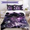 3pcs Kochou Shinobu Design Cover Set - HD Printed Bedding with 1 Cover and 2 Pillowcases - Perfect for Home and Dorm Decor