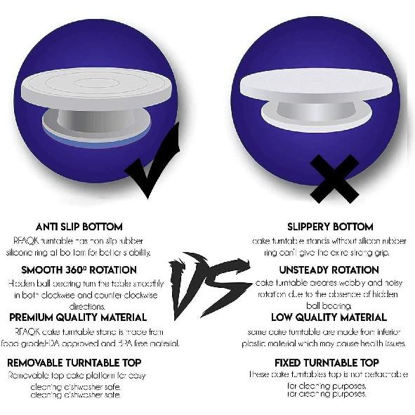 Набор для украшения торта, 301 шт. принадлежности для украшения торта с поворотным столом для украшения торта, кондитерский мешок, русский трубопровод