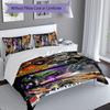3pcs Custom Name Monster Jam Set,Includes 1 Duvet Cover and 2 Pillowcases,All-season Bedroom Decor