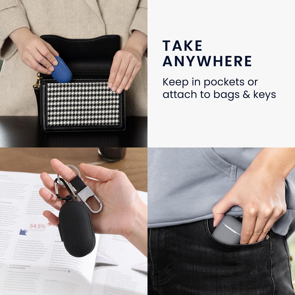 Kwmobile Чехол для наушников, совместимый с Sony LinkBuds Open Case, беспроводные наушники, силиконовый, защита от падений, античный розовый, WF-L910 -