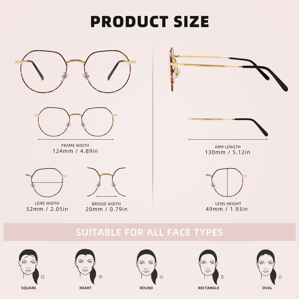 SPEEDHYUN Advanced Blue Light Filter Glass Glass для длительного использования экрана и чтения