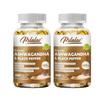 Pslalae Ashwagandha Capsules with Black Pepper Extract, 1600mg, Natural Supplement, Suitable for Men and Women